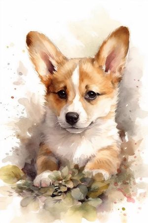 Schattige Corgi Pup