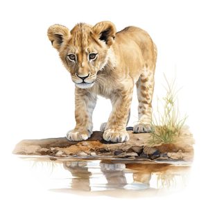Speelse Leeuwenkop!