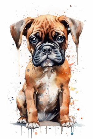 Schattige Boxer Pup!