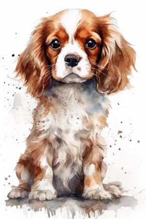 Schattige Cavalier King Charles Spaniel