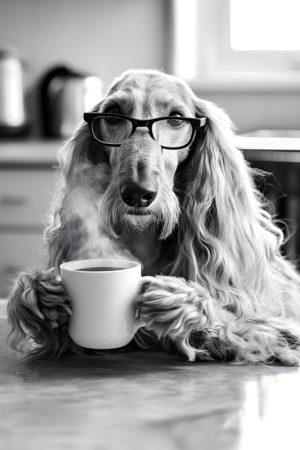 De slimme koffie hond