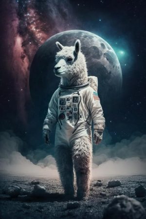 Lama in de Ruimte!
