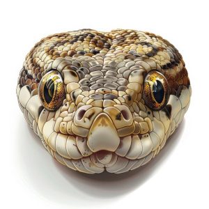 Schattige Slangenkop!