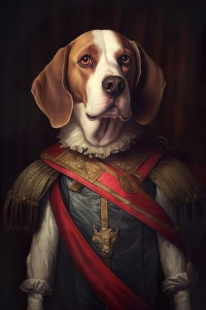 Majestueuze Beagle in Volle Glorie