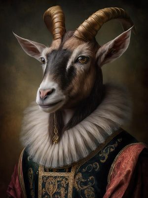 Majestueuze Geit in Stijl