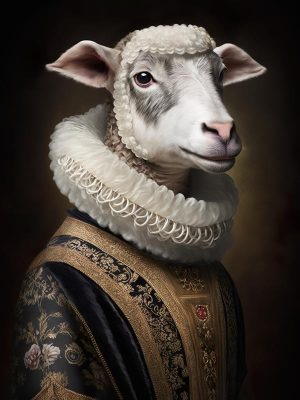 Stijlvolle Schapenkoningin