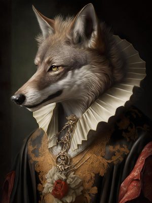 Koning Wolf in Stijl