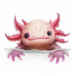Schattige Axolotl Vriend!