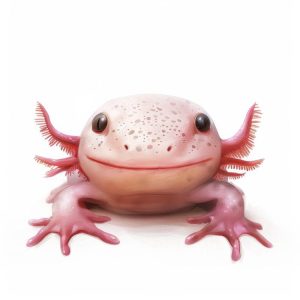 Schattige Axolotl Vriend