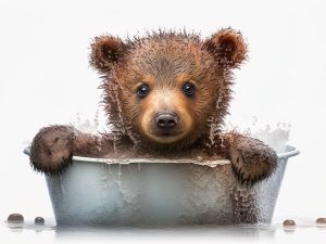 Schattig Berenbad