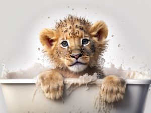 Schattige Leeuwenkracht!