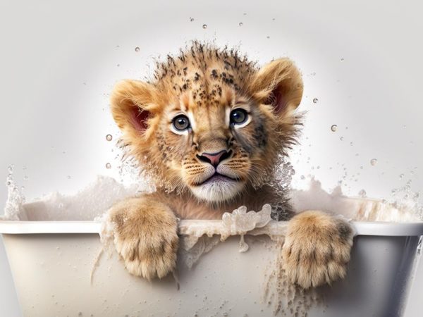 Schattige Leeuwenkracht!