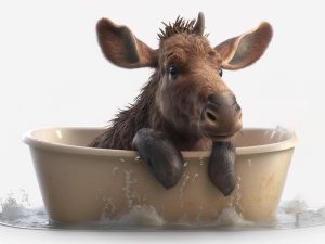Een Badderende Eland