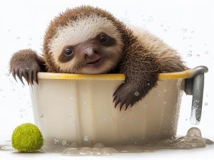 Bubbelende Luiaardpret!