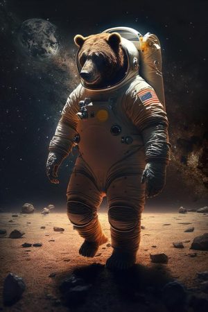 Ruimtebeer: De Avontuurlijke Astronaut!
