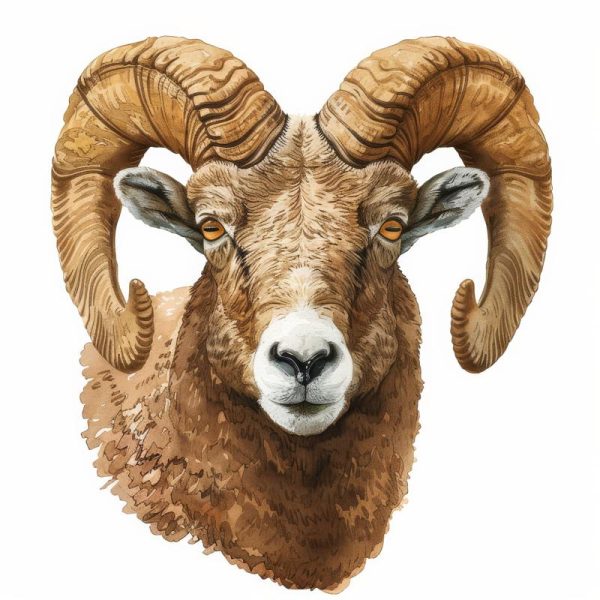 Krachtige Ram in Beeld