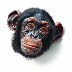 Schattige Aap met Grote Ogen