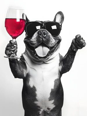Feestelijke Franse Bulldog!