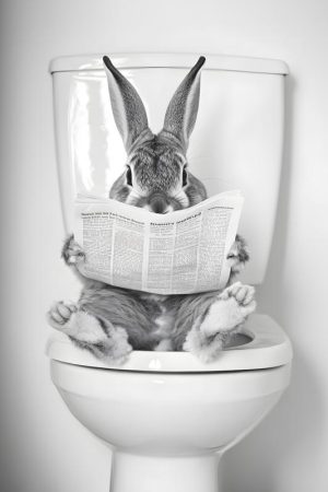 Leuke Lepel in de WC!
