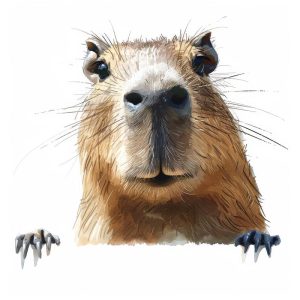 Schattige Capybara Knuffel