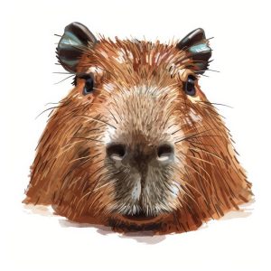 Lieve Capibara Glimlach