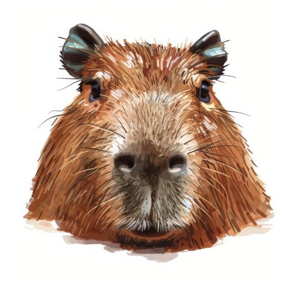 Lieve Capibara Glimlach