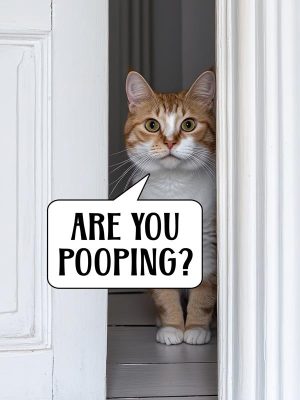 De nieuwsgierige kat