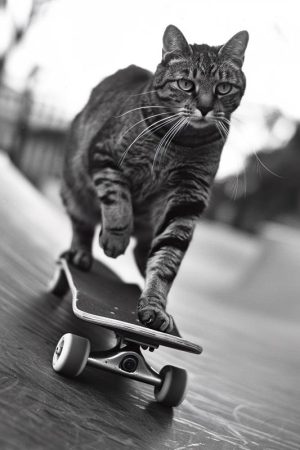 Skatekat in Actie!