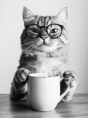 Koffieleutige Kat