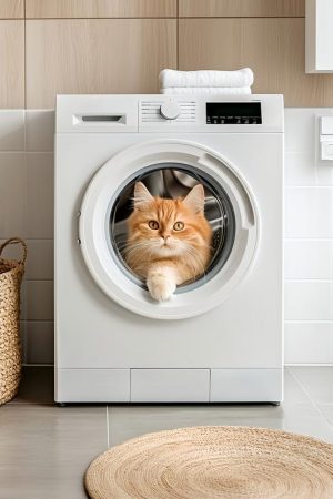 Kattige Wasmachinepret