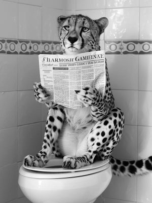 Kijk deze coole cheetah!