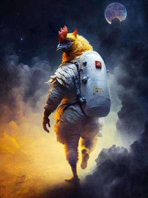 Ruimtekip: De Avonturen van een Kosmische Vogel!