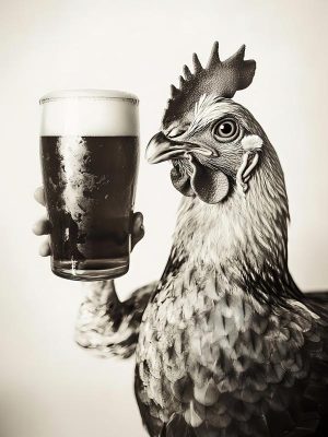 Kip Met Een Biertje - Wat Een Leuke Combinatie!