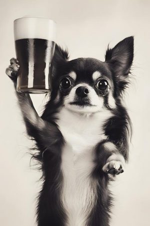 Proost, schattige honden!