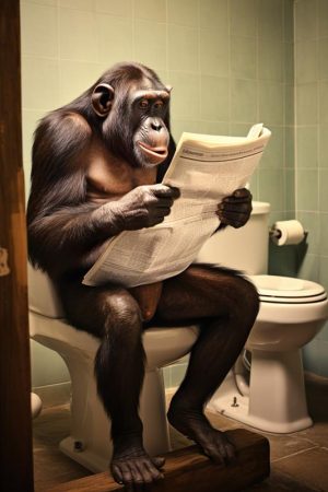 Chimp in de Hitte van de Moment
