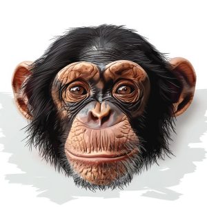Schattige Apenkop