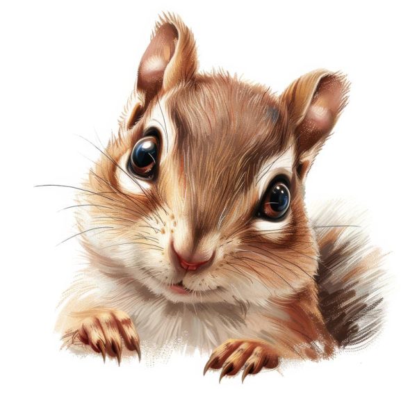 Schattige Eekhoorn Kijker