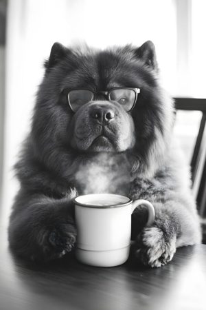 Chille Chów met Koffie