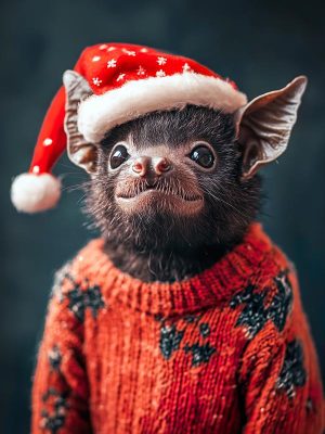 Schattige Feestelijke Vleermuis