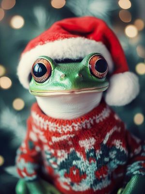 Kerstfrog in stijl!