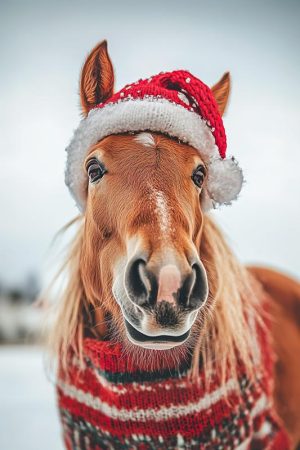 Feestelijk Paard met Sjaal