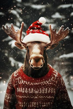 Kerststijl Eland