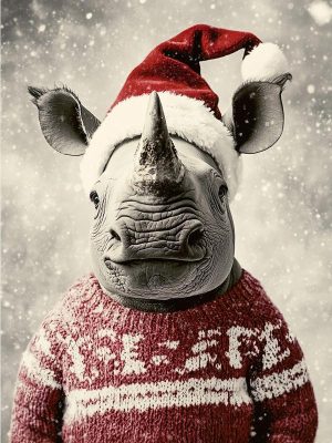 Feestelijke Neushoorns!