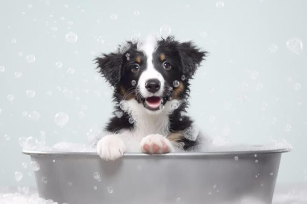 Badtime Pret met een Schattige Pup