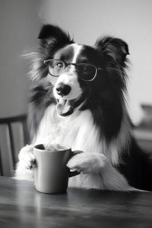 Koffiepauze met een Slimme Hond