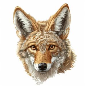 Prachtige Coyote in Beeld