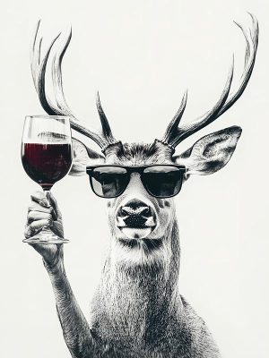 De Stoere Wijndrinkende Hert