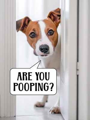 Hond met een Vragenlijst