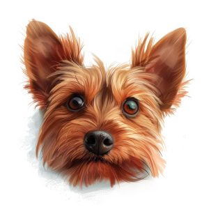 Schattige Yorkshire Terrier