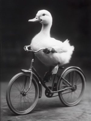 Fietsende Eend!